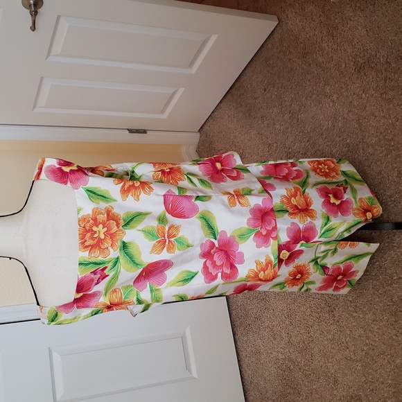 Sag Harbor 2 Piece Tropical Print Skirt Set - Picture 4 of 10